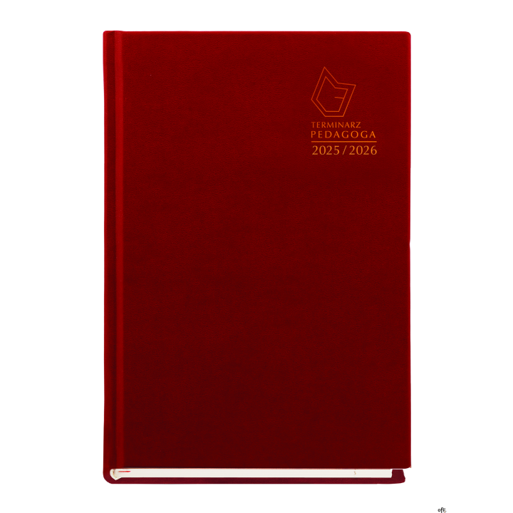 Terminarz PEDAGOGA 2025/2026 BORDO A5 T-150V-B Michalczyk i Prokop