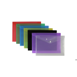 Teczka kopertowa DL SATYNA niebieska BIURFOL TKS-03-03