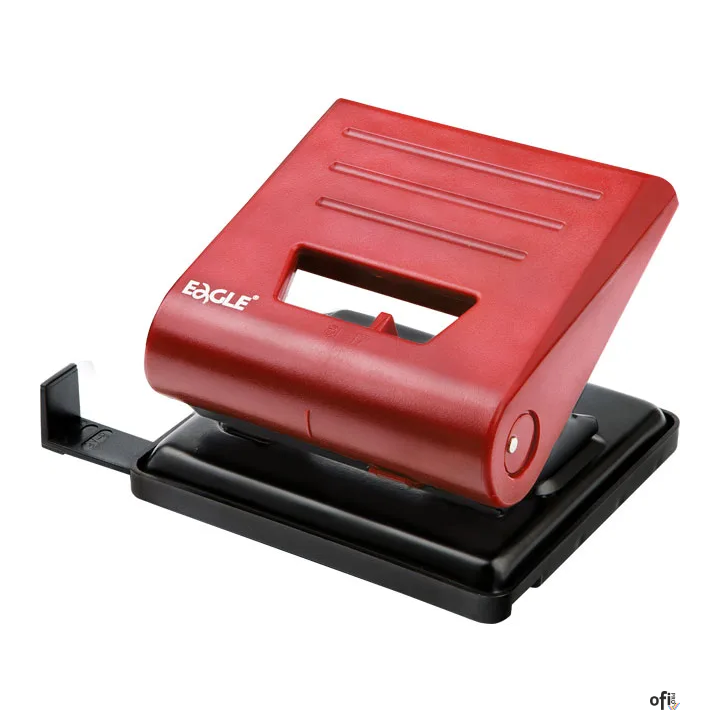 Dziurkacz 837L EAGLE czerwony dziurkuje do 25 kartek, regulacja rozstawu, 110-1039 SALE