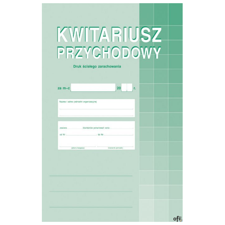 400-1 Kwitariusz przychodowy A4 30 kartek MICHALCZYK I PROKOP