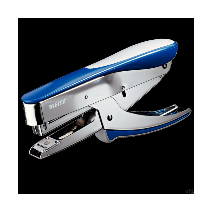 Zszywacz nożycowy metaliczny niebieski (24/6) 30 kartek 55480033 LEITZ