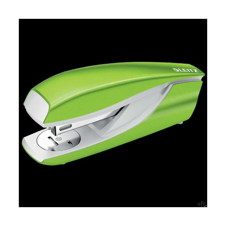 Zszywacz średni metalowy Leitz, zielony, 10 lat gwarancji, 30 kartek 55021054