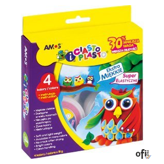 CIASTO-PLASTO IC18P4, 4 kolory, 18 g170-2208