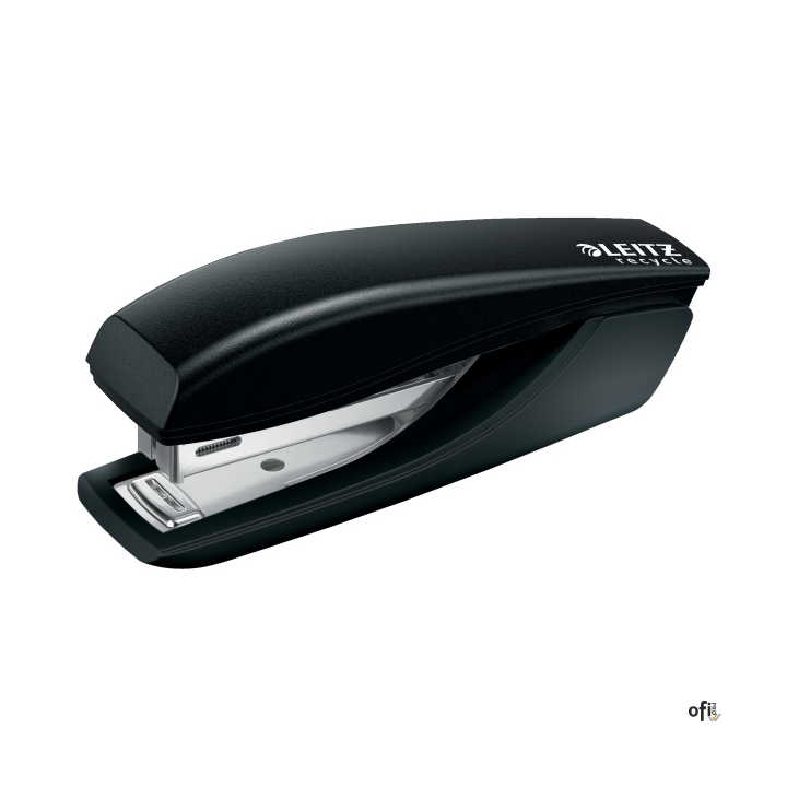 Mini zszywacz Leitz NeXXt Recycle 10 k, czarny 56170095