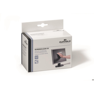 Chusteczki do czyszczenia ekranów DURABLE (578702) 50szt