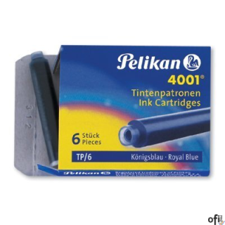 Naboje do piór, krótkie niebieskie 100401545 PELIKAN