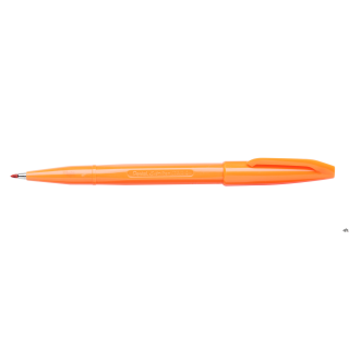 Oryginalny pisak Pentel Sign Pen__Idealny do grafik i ilustracji__Trwała, fibrowa końcówka__Tusz wodny, nie permanentny__Grubość