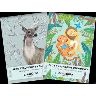 Blok rysunkowy Top 2000 Creatinio A4 10 kartek 80 g kolor 400176665 .