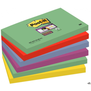 Bloczek_samoprzylepny POST-IT_ Super sticky (655-6SS-MAR), 127x76mm, 6x90 kart., paleta marrakesz (X)