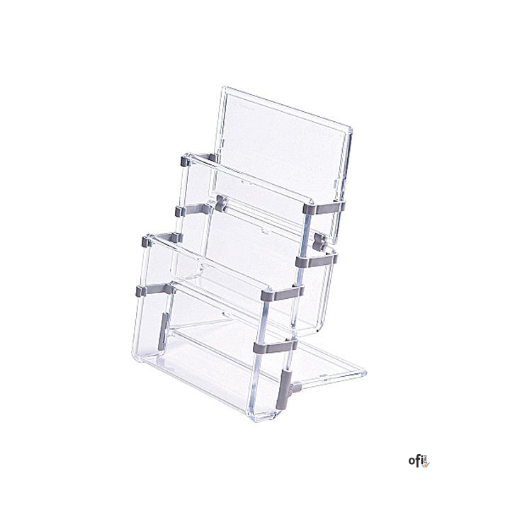 Stojak na ulotki A4 dwie kieszenie 0403-0019-00 PANTA PLAST