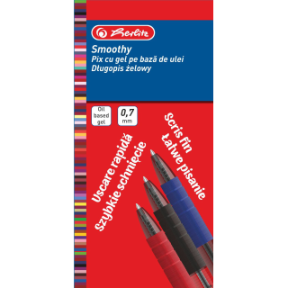 Długopis żelowy SMOOTHY 0,7 mm niebieski 9476470 Herlitz