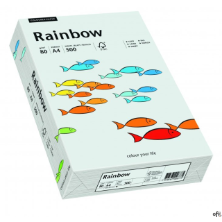 Papier xero kolorowy A4 80g 500 ark. RAINBOW R93  jasnoszary 88042783