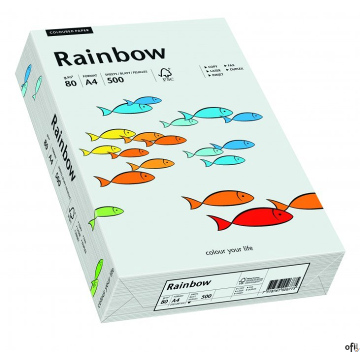 Papier xero kolorowy RAINBOW jasnoszary R93 88042783