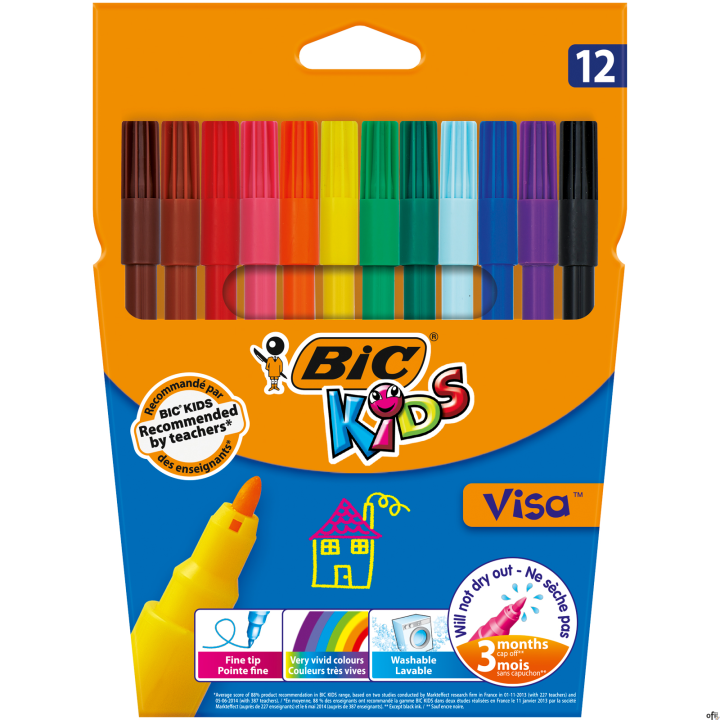 Flamastry BIC Kids Kid Visa , 888695