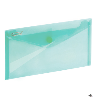 Teczka kopertowa na zatrzask DL ZP-046 zielona GRAND 120-1871