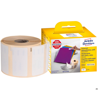• Usuwalne etykiety uniwersalne Avery Zweckform w rolce do drukarek termicznych • Są kompatybilne z: Dymo LabelWriter 300er-, 40