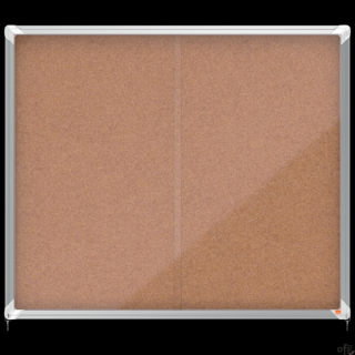 Gablota korkowa Nobo Premium Plus 15xA4 (drzwiczki przesówne) 1915332