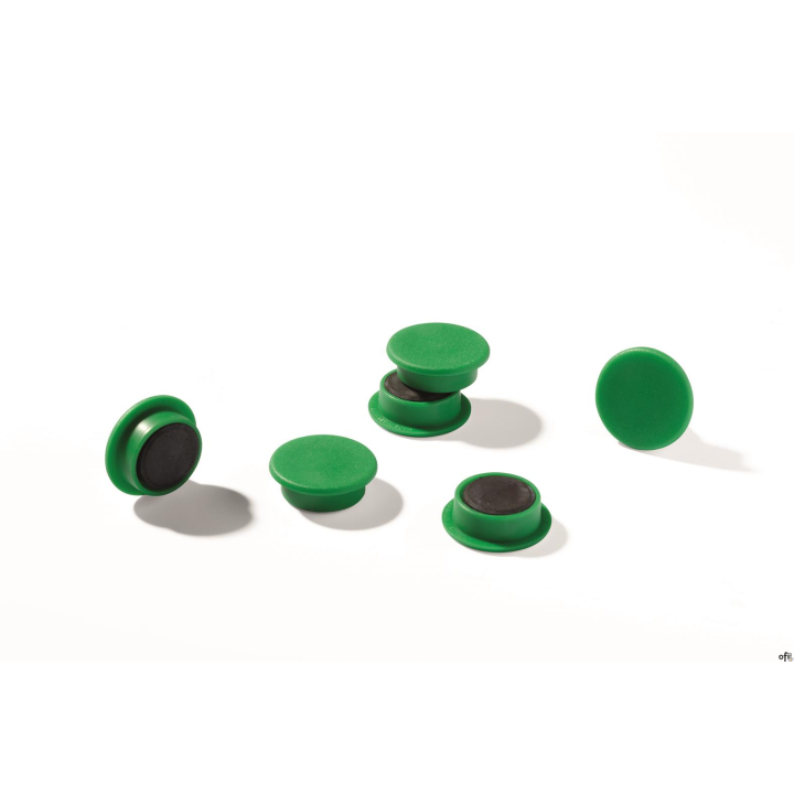 Magnesy_do tablic, 21 mm Zielony 470205 DURABLE
