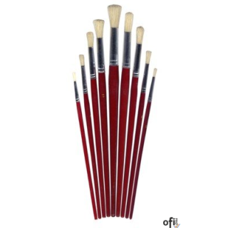 Pędzle 882Y okrągłe 8 szt., 9 szt. MIX rozmiarów, GRAND 170-1426