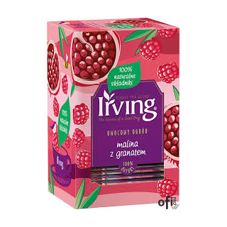 Herbata IRVING malina granat 20t biała