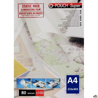 Folia do laminacji PouchSuper A4 80mic (100) OPUS