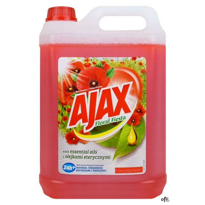 AJAX Płyn do czyszczenia uniwersalny 5l Czerwony Polne kwiaty 709383