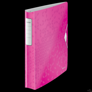 Segregator ofertowy A4 4DR/30mm różowy LEITZ WOW 42400023