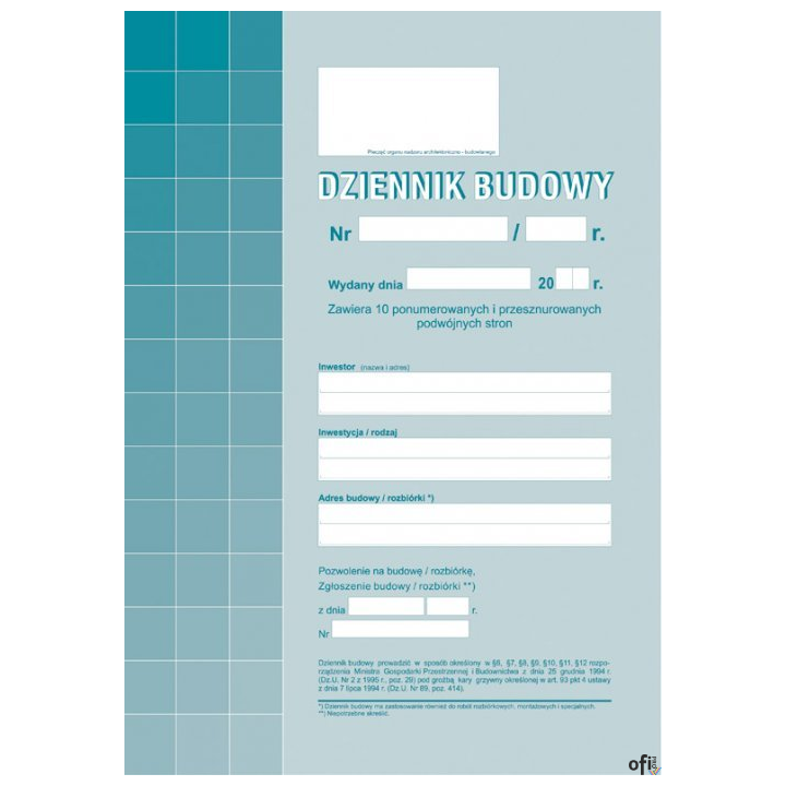 H-91-3 Rejestr mycia i dezynfekcji komory ładunkowej MICHALCZYK