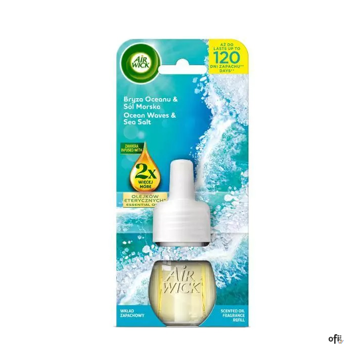 AIR WICK odświeżacz Elektryczny wkład 19 ml Bryza Oceanu Sól Morska wkład  18253