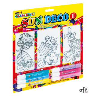 Farby witrażowe SD10B06-D1 AMOS 6 kolorów 10,5ml 170-1041