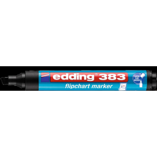 Marker flipchart ścięty 1-5mm czarny EDDING 383/001/C