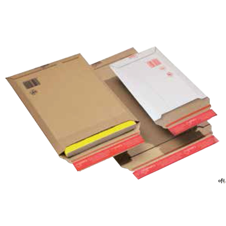 Koperty tekturowe brązowe HK 340x500x50 / 353x518mm 100szt 90100837 NC KOPERTY