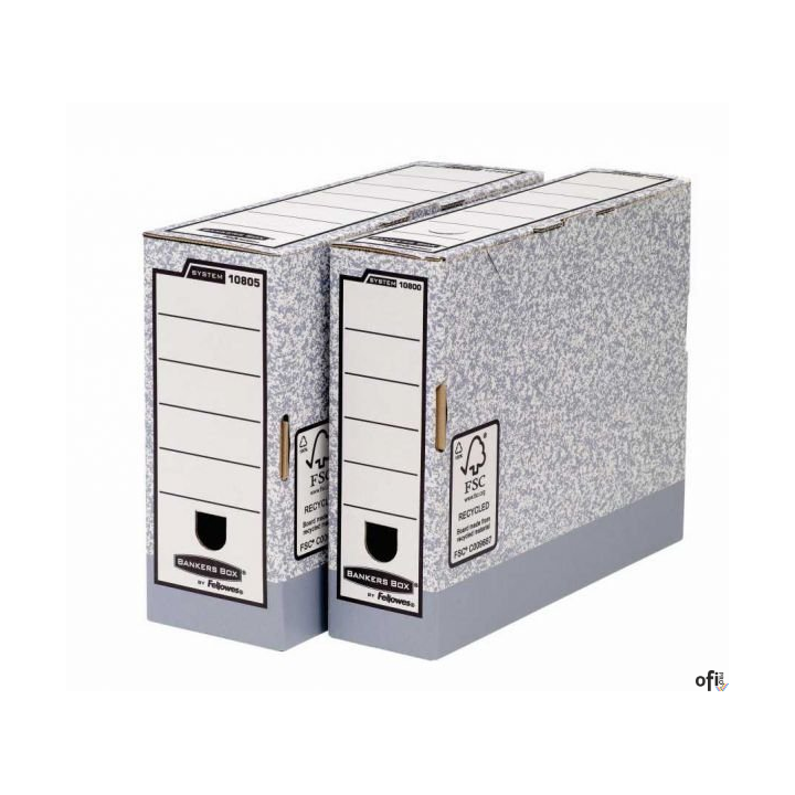 Pudełka na akta 1080001 80mm (10szt) FELLOWES