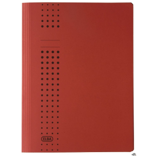 (WYCOFANE)Skoroszyt kartonowy A4 CHIC czerwony 100090788 ELBA