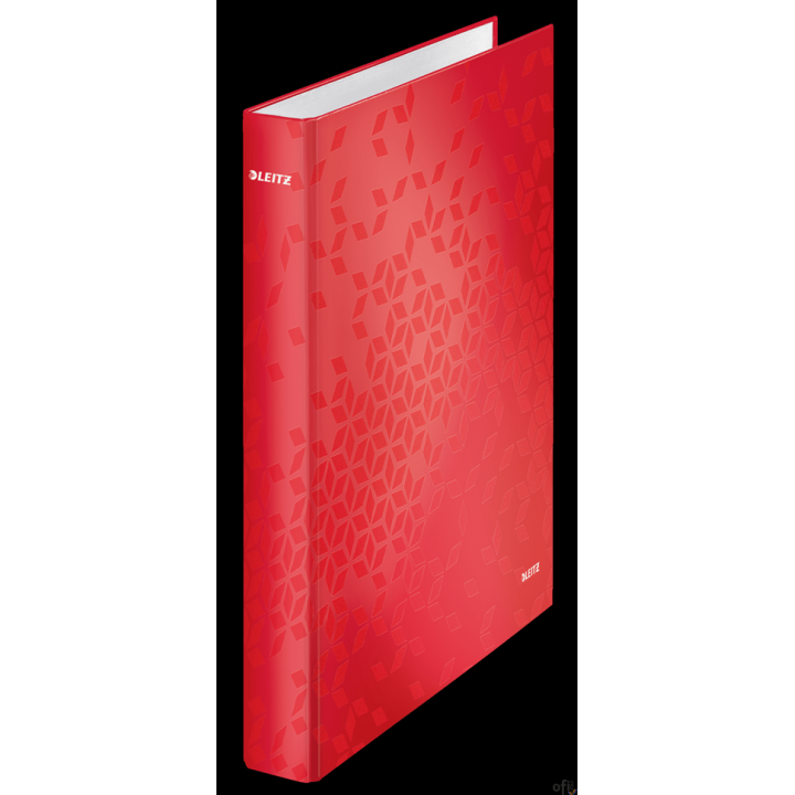 Segregator ringowy WOW Leitz A4 2DR/25mm, czerwony 42410026