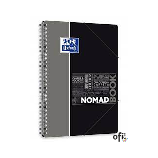 Kołonotatnik B5 80 kartek, kratka / tagi, STUDENT NOMADBOOK, OXFORD, 400100861