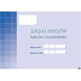 710-1 Księga druków ścisłego zarachowania MICHALCZYK I PROKOP