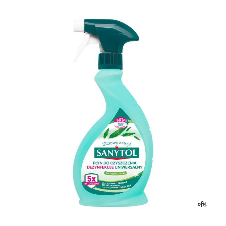 Sanytol uniwersalny płyn dezynfekujący 500ml Eukaliptusowy / Grapefruitowy  spray 26915