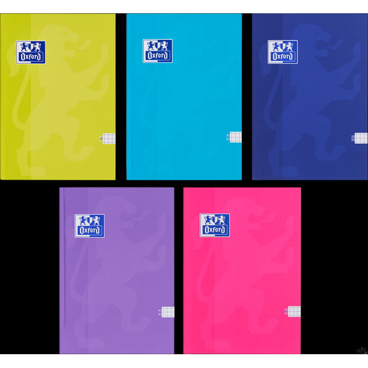 Brulion Oxford Touch Szyty A5 60 kartek 90 g kratka 5x5 mm 400175259