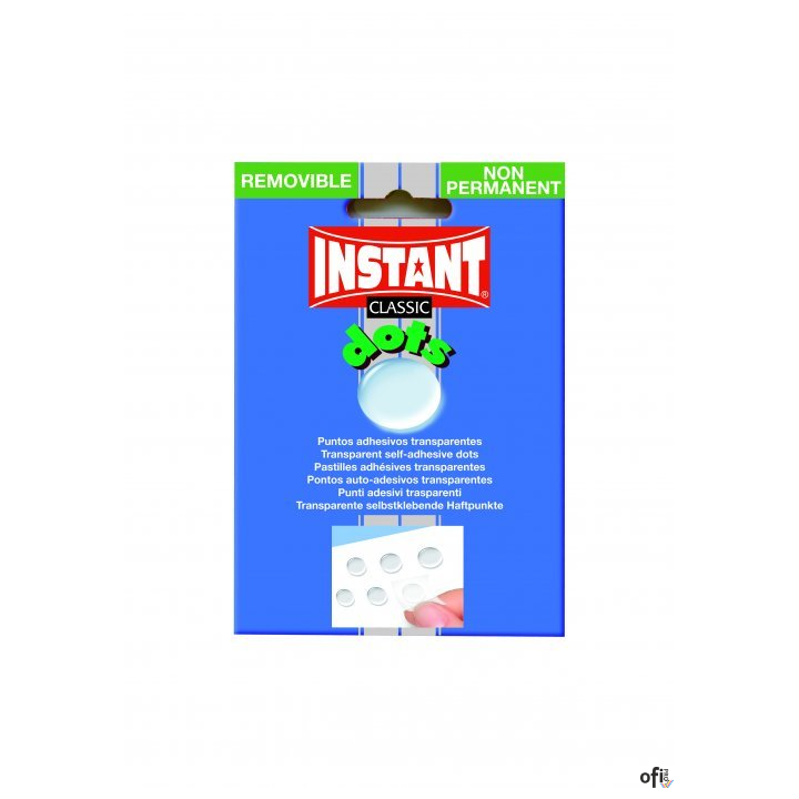 Żelowe kropki klejowe odklejalne 64żelki 10040 INSTANT 0444-0009-99