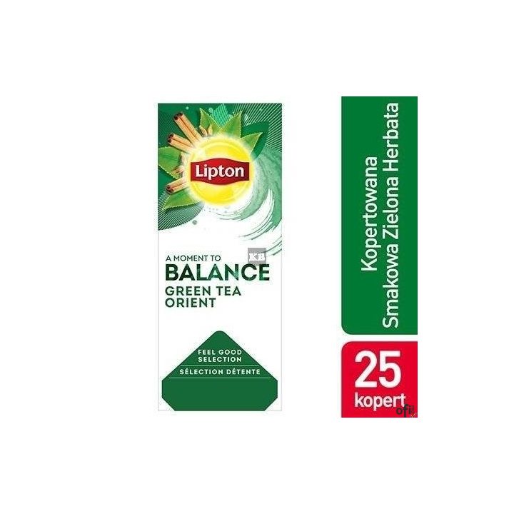 Herbata LIPTON BALANCE Green Tea Orient (25 kopert fol.)