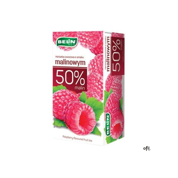 Herbata BELIN malinowa 20t owocowa