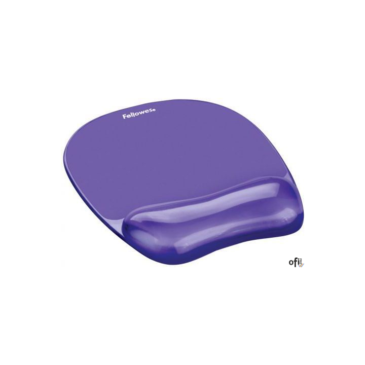 Podkładka pod mysz i nadgarstek fioletowa CRYSTAL 9144104 FELLOWES