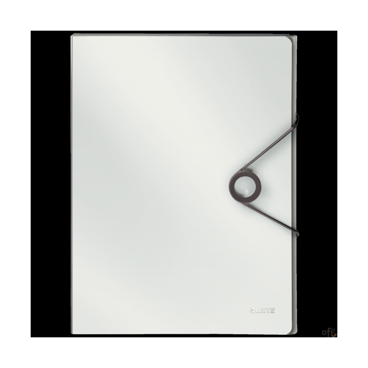 Teczka z gumką PP LEITZ SOLID 30mm biała 45681001