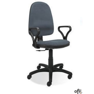 Krzesło obrotowe BRAVO_Profil GTP__miękkie tapicerowane siedzisko i oparcie__ergonomicznie wyprofilowane oparcie__płynnie regulo