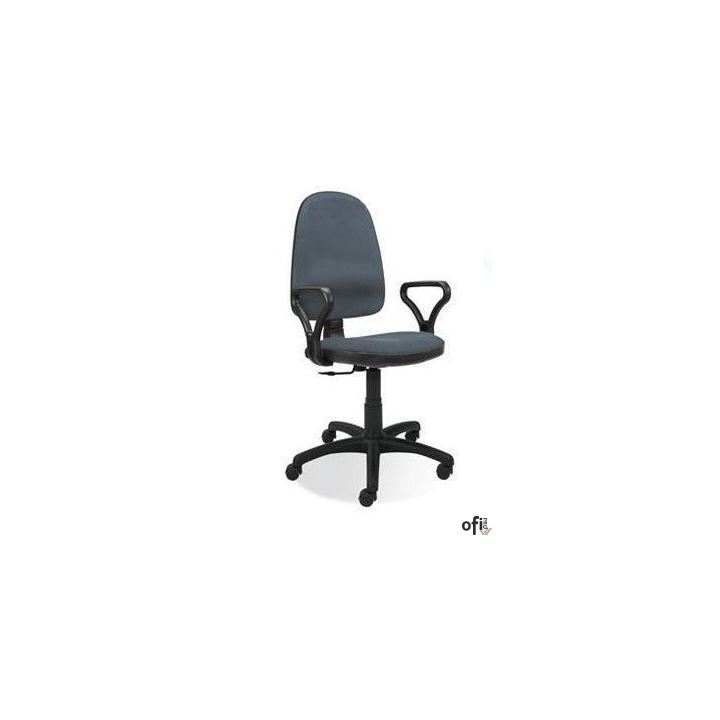 Krzesło obrotowe BRAVO_Profil GTP__miękkie tapicerowane siedzisko i oparcie__ergonomicznie wyprofilowane oparcie__płynnie regulo