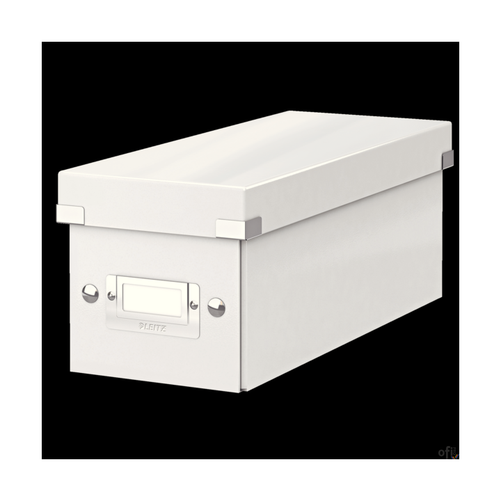 Pudło na CD/DVD Leitz Click&Store_- do przechowywania płyt CD/DVD_- z mocnego kartonu pokrytego laminowanym papierem, który daje