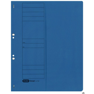 Skoroszyt kartonowy ELBA 1/2 A4, oczkowy, niebieski, 100551876