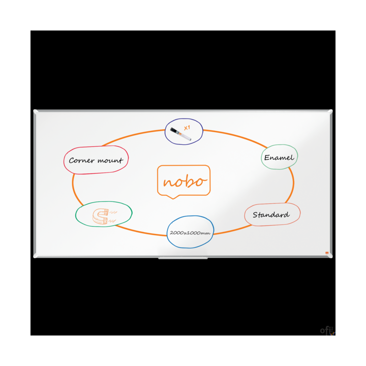 Tablica porcelanowa Nobo Premium Plus 2000x1000mm 1915150