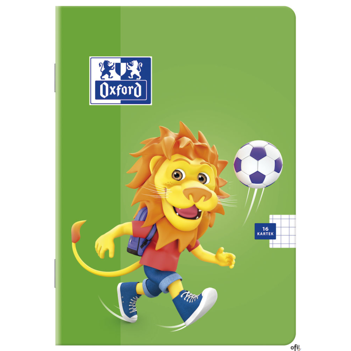 Zeszyt_A5 32k, linia podwójna, OXFORD, LION 400106955